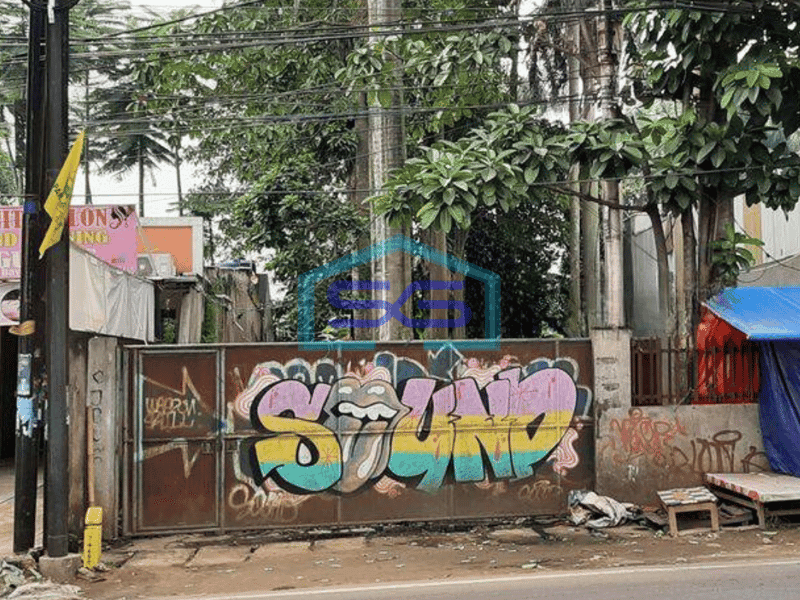 Disewakan tanah siap usaha di Raya Hasym Ashari Cipondoh