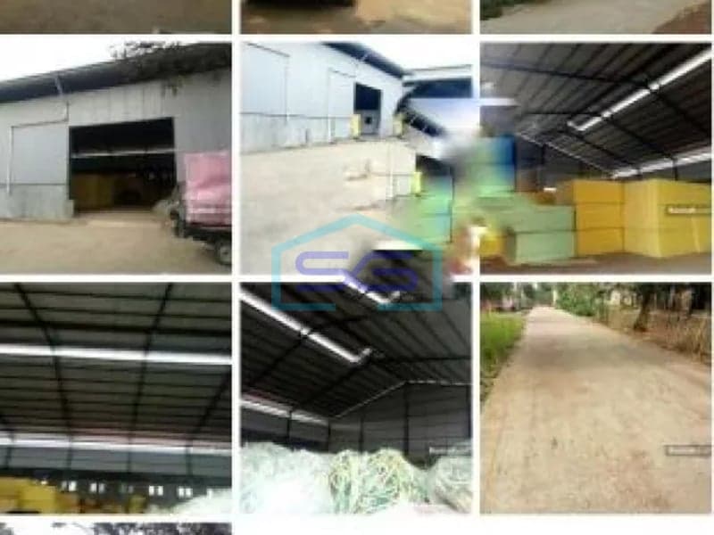 Dijual gudang di sumur batu Bantar gebang Luas bangunan 1500 meter