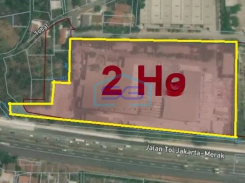Dijual Murah Ex Pabrik Luas Tanah 2 Ha di Balaraja, Tangerang