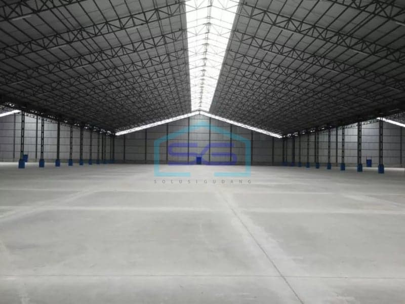 Disewakan gudang baru di karawang barat luas bangunan 15000m