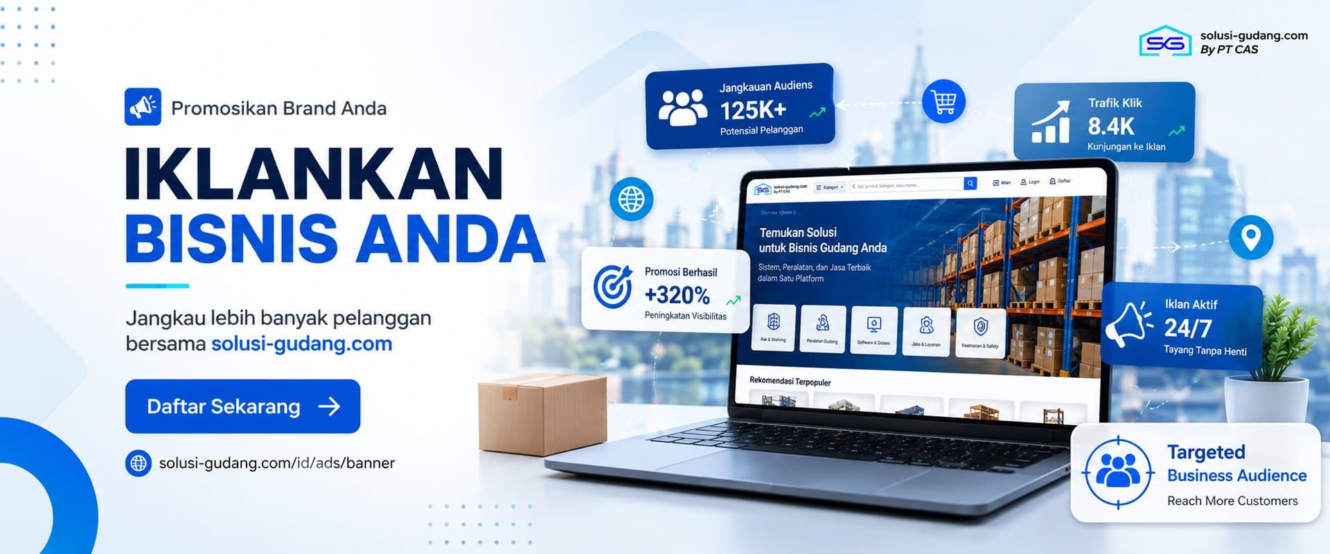 Iklankan Bisnis Anda di Solusi-Gudang.com