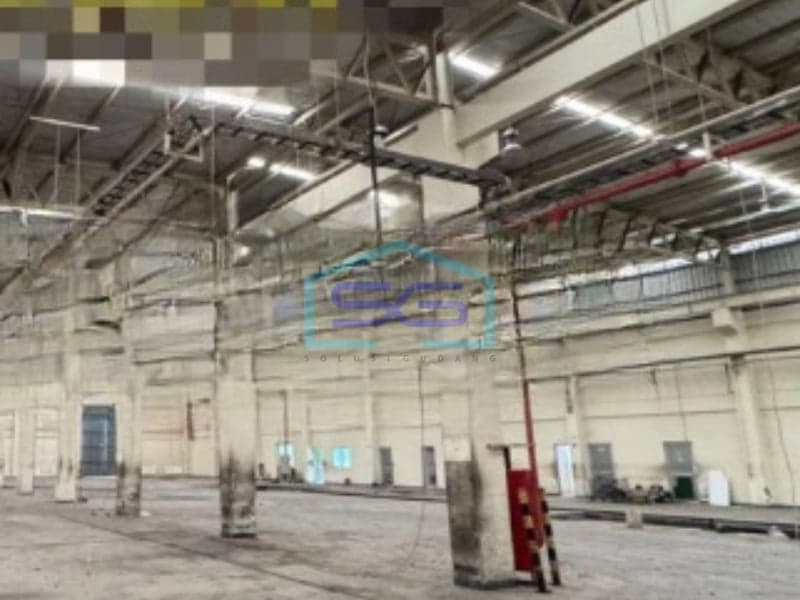 Dijual Gudang Pabrik Luas Bangunan 2762 m² Lokasi di Karawang Barat