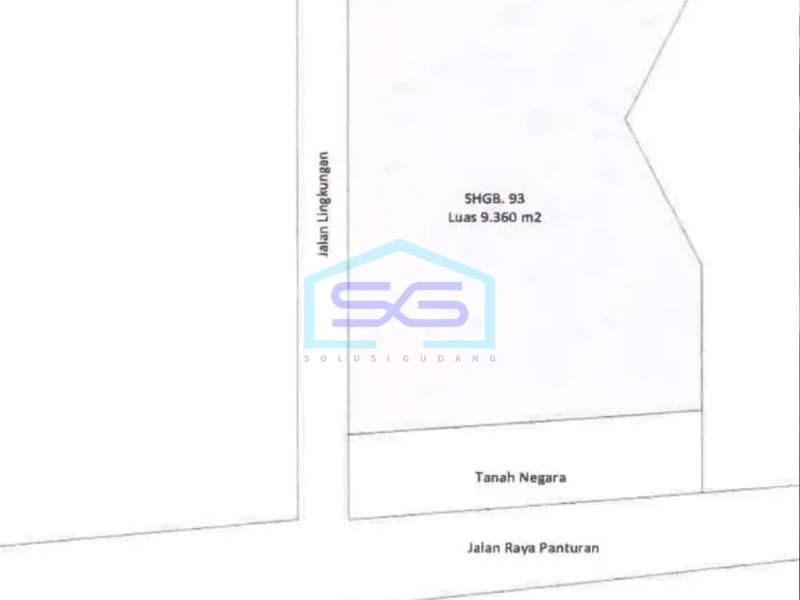 Dijual Cepat Murah Gudang di Subang Jawa Barat Luas Tanah 9360 m²