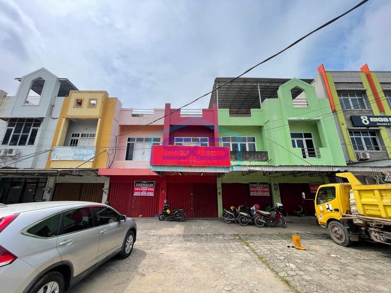 Disewakan Ruko Kota Palembang, Sumatera Selatan Luas Bangunan 112 m²